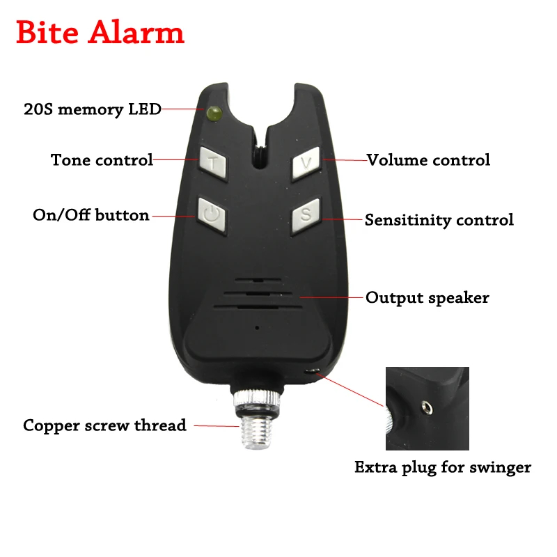 JSFUN 3PCS Carp Fishing Alarm  - Fishing Boat Gps review and price